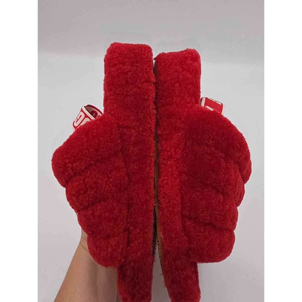 UGG Australia Fluffy Yeah Women's Slide Sandal, Size US 10 - Red - Picture 5 of 11